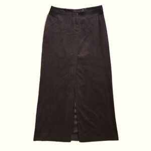 EXPRESS Brown Vintage Midi Pencil Skirt with Slit Size 11